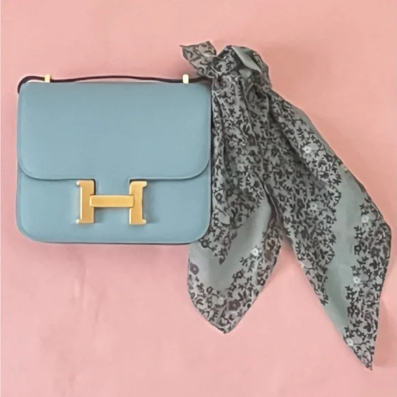 $25 or FREE Gentle Teal Madewell Organic Cotton Scarf Kerchief Floral Bandana - Picture 2 of 10